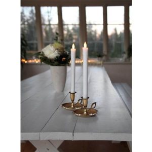 Antikljus, 2 pack, LED, vitt, 25cm